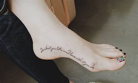 tatuajes en el pie frases|More.